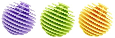 Wäschebälle Wiederverwendbare Kleidung Haarreinigungswerkzeuge Haushalt for Waschmaschine Waschball Anti-Tangle-Wäscheball(3PCS Mixed M)