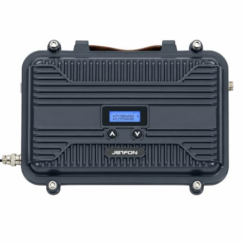 Jetfon RPT-U10 Repetidor de Radio UHF Profesional 400-480 MHz, Duplexor Interno, 10W, Alimentación 12V-24V/220V