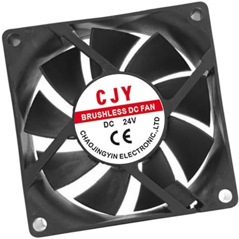 Powerful 70mm Computer Cooling Fan Game Server Heat Dissipation Computer Router CPU Cabinet Accessories Low Noise Hydraulic Bearing Fan
