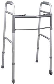 Mopedia - Rollator klappbar Zwei Gelenke mit Rollen, 83 bis 100 cm höhenverstellbar