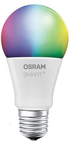 Osram Smart+ LED, Apple HomeKit Lampe mit E27 Sockel, RGB Farbwechsel, dimmbar, ersetzt 60W Glühbirne, warmweiß