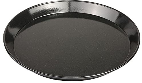 Westmark Molde esmaltado para pizza, Redondo, Ø Interior: 28 cm, Esmaltado, Negro, 33922270