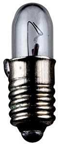 GOOBAY 5 Stück Miniatur-Leuchtmittel Röhrenförmig 1,8 W Sockel E5,5 12 V (DC) 150 mA H 15 mm