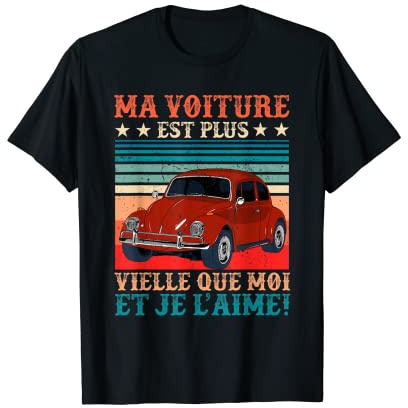 Voiture Humour Original Drôle Fans de 2 chevaux Vintage T-Shirt