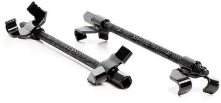 XPOtool Federspanner Satz 2-TLG. 370 mm (14,6) aus Stahl, Montagespanner Ausbauwerkzeug für Pkw Tuning Tieferlegung, Spannwerkzeug