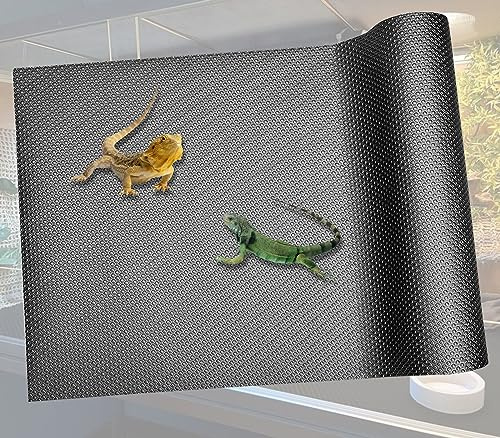 Ostlttyn Bearded Dragon Tank Accessories Large 45x100cm Reptile Carpet Terrarium Liner Non-Adhesive Reptile Substrate Mats for Leopard Gecko, Snake, Lizard, Tortoise, Iguana