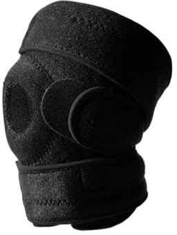 RUVOO Rodilleras Voleibol Rodilleras Gym Rodilleras For Hombres Y Mujeres Impermeables Y Antideslizantes con Correas Antideslizantes Ajustables Rodilleras Balonmano(Black)