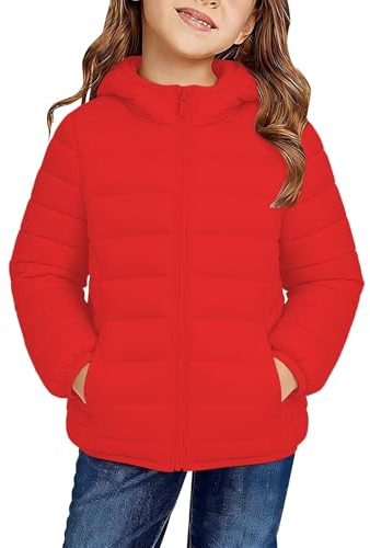 Piumino con cappuccio e chiusura a strappo per ragazzi e ragazze addensare giacca trapuntata avvolgente cappotto invernale leggero antivento giacca invernale piumino imbottitura per bambini autunno