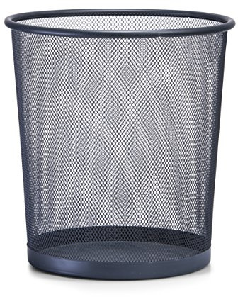 Zeller 17740 Papierkorb, Mesh ø26 x 28 cm, anthrazit