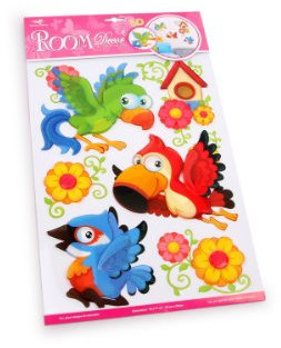 Legler 2927 - Dekosticker Papageien