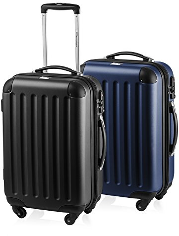 HAUPTSTADTKOFFER 90316805 Koffer, 98 Liters, Schwarz/Dunkelblau