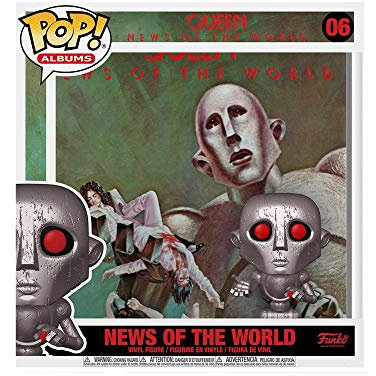 Funko Queen Band News of The World - Vinyl-Sammelfigur - Geschenkidee - Offizielle Handelswaren - Spielzeug Für Kinder und Erwachsene - Modellfigur Für Sammler und Display
