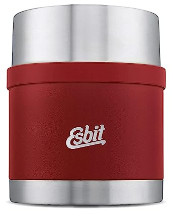 Esbit Thermobehälter Sculptor für Essen - Warmhaltebehälter 500 ml in Burgundy - aus Edelstahl für warme und kalte Speisen
