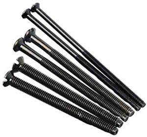 M3.5 Long Electrical Socket/Switch/Plug Screws Black Nickel 40mm 50mm 75mm - Pack of 4 (75mm)