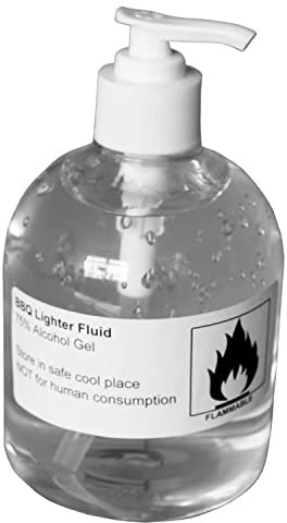 BBQ Lighter Fluid Grill Barbecue Lighting Smoke-free fuel 75% Alcohol Gel 500ml