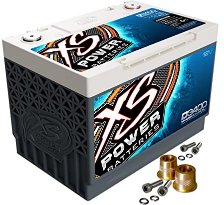 XS Power D3400 AGM Battery With 580 Brass Posts (D3400+580)