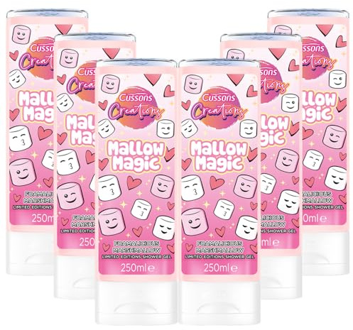 Cussons Creations Mallow Magic Shower Gel Body Wash 6 x 250 ml