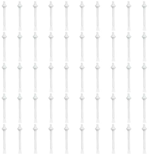 50 Pièces Applicateurs de Cire de Nez, Cire de Nez Baguette, Bâtonnets d’Épilation Nasale à Deux Extrémités, Bâtons d'épilation pour le nez pour Le Nez