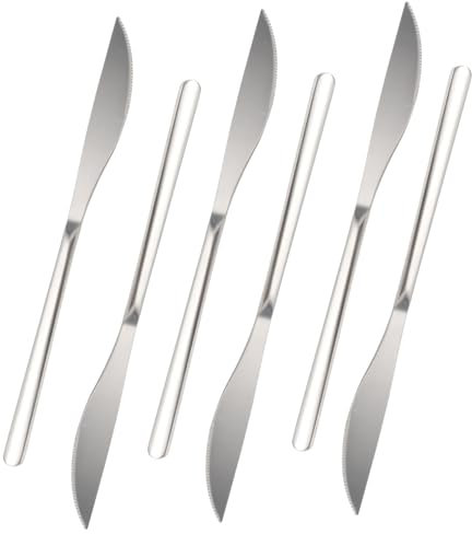 Cabilock 6St Edelstahlmesser Steakmesser cutter messer Sandwichmesser Geschirr Marmelade Besteck Butter Zubehör Multifunktions-Butterstreicher Haushalt Käse Japan Schneidemaschine Werkzeug