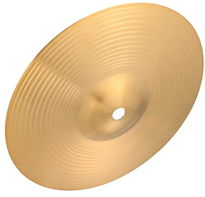 VICASKY Piatti in Ottone per Batteria Alta Durezza e Grande Suono, Set Dorato per Strumenti a Percussione e Batteristi Principianti e Professionisti