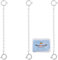 Beebeecraft 3Pcs 925 Sterling Silver Stamped Jewelry Chain Extender Double Spring Clasps Chain Extension with 1Pc Silver Polishing Cloth for Necklaces Bracelets Anklets 5.1cm/2.0in in Length