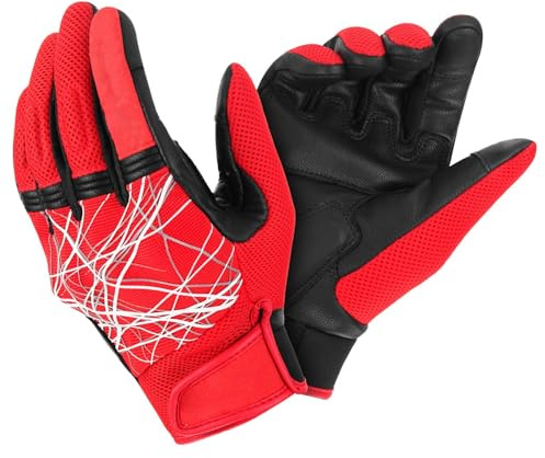 Povanjer Reithandschuhe für Herren, Atmungsaktive Fahrradhandschuhe - Fahrradhandschuhe Winter Winddicht Wasserdicht | Fahrradhandschuhe aus PU-Leder, Touchscreen-kompatibel, rutschfeste Handschuhe