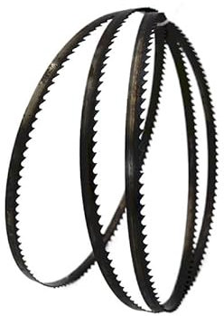 MNUPL 2 Stück 10 Zoll 1790 mm Bandsägeblätter mit Schnittkurve (Breite 3, 6, 8, 10, 13, 16 mm). 10 Zoll M42 Bimetall-Sägeblatt for Schneiden von Hartholz.(Width 8mm)