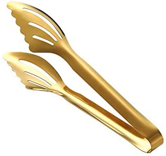 Pinze da cucina in acciaio inox con design anti calore, per cucinare a buffet, piccola clip per pane dorato e morsetto per pasticceria