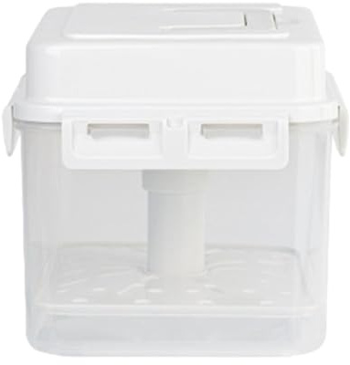 Récipient hermétique à – Bocal hermétique pour légumes avec de pression | Récipient presse pour et cornichons | Boîte de fermentation avec poignée et couvercle pour la maison et