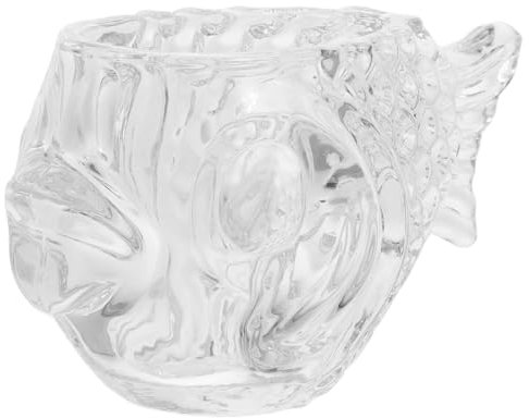 Vaso idroponico in Vetro Eel, Moderno portafiori per composizioni Floreali, per Soggiorno, Cucina, Ufficio