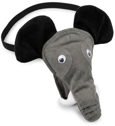MIJOMA Lustige Elefanten-Unterhose für Männer mit Sound – Scherzartikel für Erwachsene, witzige Verkleidung für JGA, Valentinstag & Party – Einheitsgröße