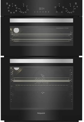 HOTPOINT UK APPLIANCES LIMITED DIH 82G B Built-In Electric Multifunction Double Oven - Black