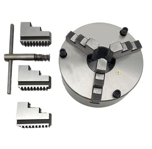 Mandrino autocentrante, K11-80 Mandrino autocentrante a 3 griffe con attacco frontale da 80 mm for tornio
