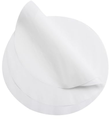 UTHCLO 100 piezas Papel de Hornear Redondo de Silicona Unidades Antiadherente y Absorbente de Aceite para Moldes de Pastel Horno Freidora de Aire y Vapor