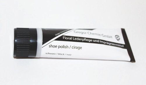 Gregor Chemie Original BW Bundeswehr Schuhcreme 75 ml Tube mit Schwammaufsatz schwarz
