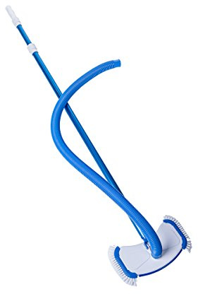 Reinigungs - Grundausstattungsset II, Bodensaugerbürste, Teleskopstange, 7,5m Schlauch, Schwimmbecken, Pool, Reinigung