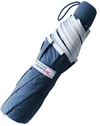Salzmann 3M Paraguas plegable - Paraguas compacto y reflectante con protección UV - Hecho de 3M Scotchlite