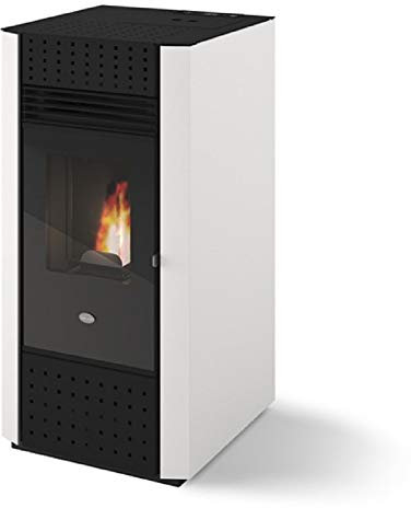 Eva Calòr Irma Stufa a Pellet: Colore - Bianco