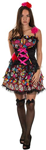 Brandsseller Damenkostüm Verkleidung für Karneval, Fasching & Halloween Bequemes Damen Kostüm