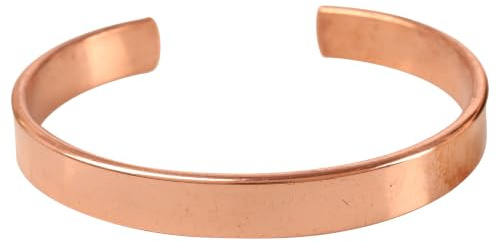 Touchstone Bracelet en cuivre de style tibétain. Forgé à la main avec du cuivre pur solide et de haut calibre. Élégance minimaliste simple