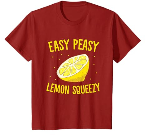 Easy Peasy Limone Squeezy Divertente Limoni Estate Limonata Maglietta