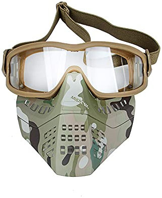Taktische Paintball-Vollmaske mit Anti-Beschlag-Bewertung, TMC3161