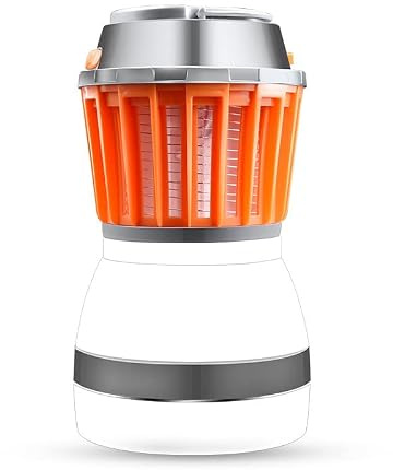 TECH DISCOUNT Lampe Anti Moustique/Lanterne Camping Multifonction/Torche Led Randonnée Lampe UV Étanche IP 67 Rechargeable USB avec Câble