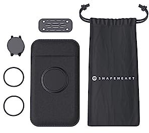 Shapeheart Motorrad Bundle Magnetische Lenker Smartphone Halterung, schwarz, XL+