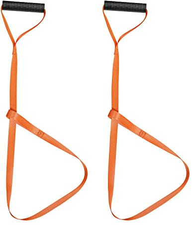 2st Hjort Dra, Orange Hjortdragare med Självlåsande Ögla och Greppvänligt Handtag Hjortdragrep Tillbehör för Män Jakt