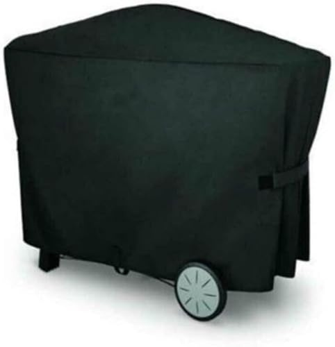 Gasgrill Abdeckhaube, 112,4 x 64,1 x 95,6 cm, Outdoor Grillabdeckung, Wasserdichtes Gewebe Sonnenschutz, BBQ Abdeckung für Weber, Schwarz