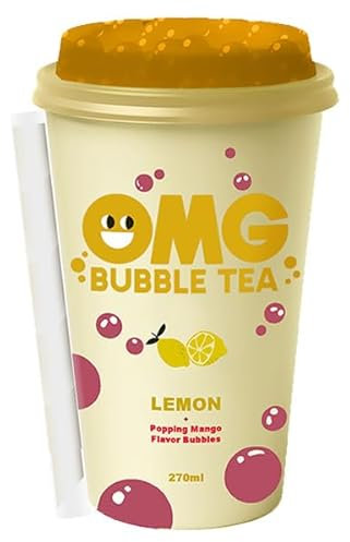 BUBBLE TEA LEMON/MANGO 270ML Delicious Tasty And Twisty Treat Share With Family And Friends (3)