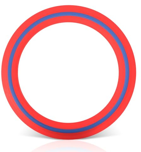 Alederways Aerobie Flying Rings, Frisbee Boomerang Toy for Kids and Adults, Outdoor Sports Family Professional Flying Disc (Red 1pcs)
