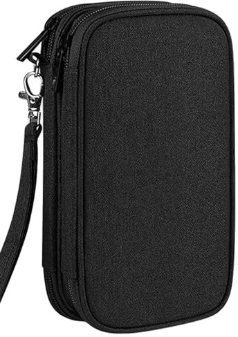 Travel Electronics Organizer, Cable Storage Bag, 19,69 x 4,53 x 2,36 In, Portable Electronics, Waterproof Gadget Organizer, Compact Tech Case for Cables, Cords, Chargers ( )