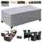 Funda para muebles de jardín al aire libre, funda impermeable para muebles de patio para silla de mesa, sofá, plata, 60 x 60 x 60 cm